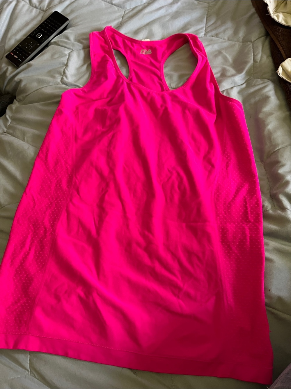 Fila Neon Hot Pink Racerback Athletic Tank